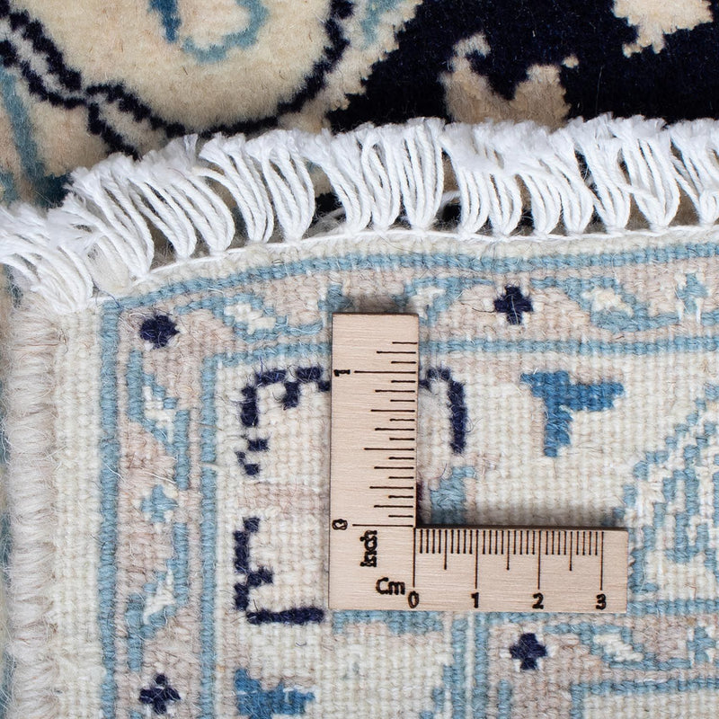 Tapis persan - Nain - Royal - 86 x 57 cm - bleu foncé