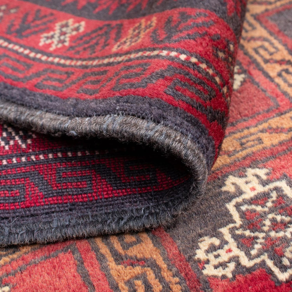 Tapis Belutsch - 150 x 97 cm - rouge foncé