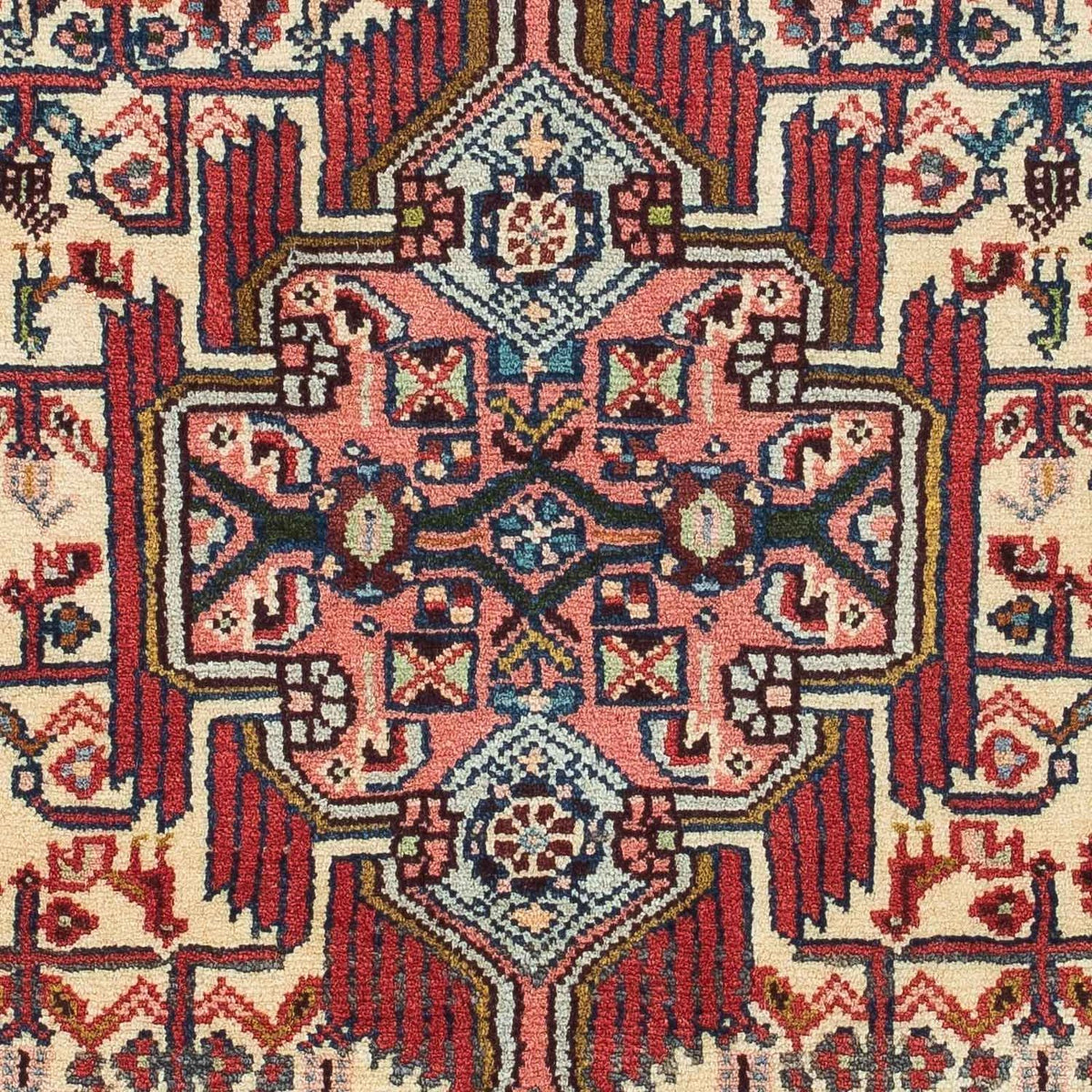 Tapis persan - Nomadic - 133 x 88 cm - beige