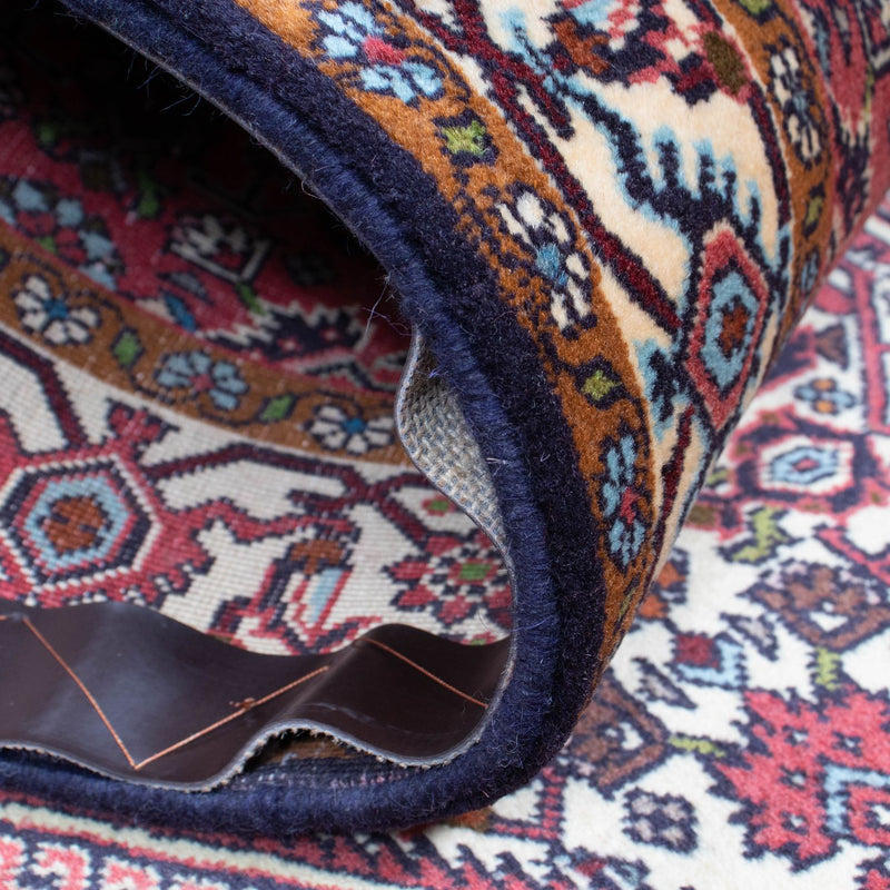 Tapis de couloir Tapis persan - Bidjar - 308 x 81 cm - rouge clair