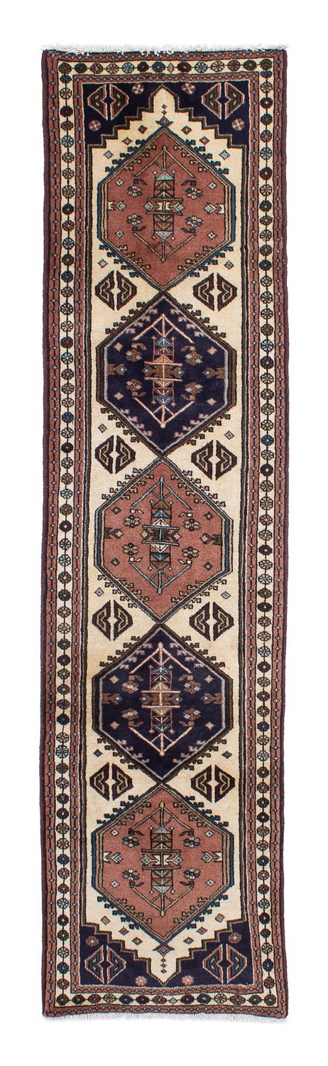 Tapis de couloir Tapis persan - Nomadic - 275 x 67 cm - beige