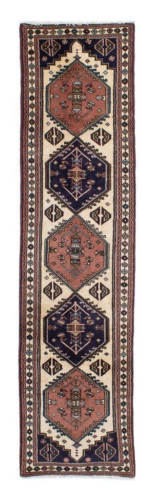 Tapis de couloir Tapis persan - Nomadic - 275 x 67 cm - beige