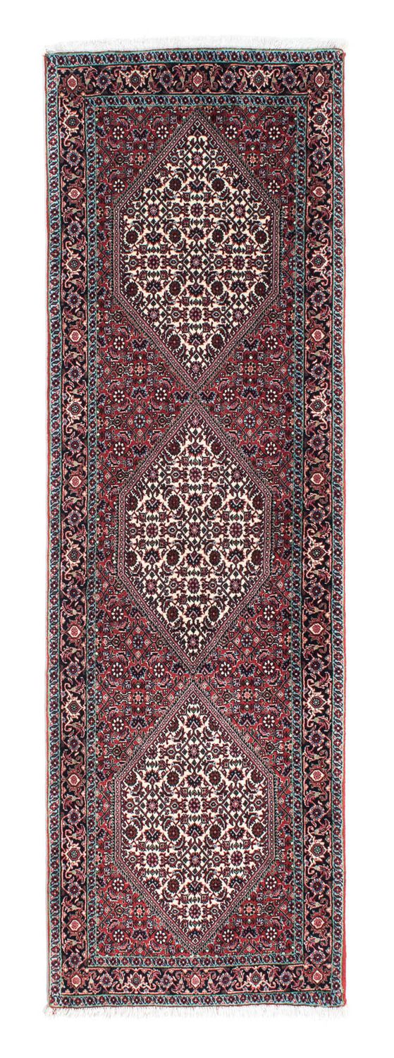 Tapis de couloir Tapis persan - Bidjar - 212 x 73 cm - rouge