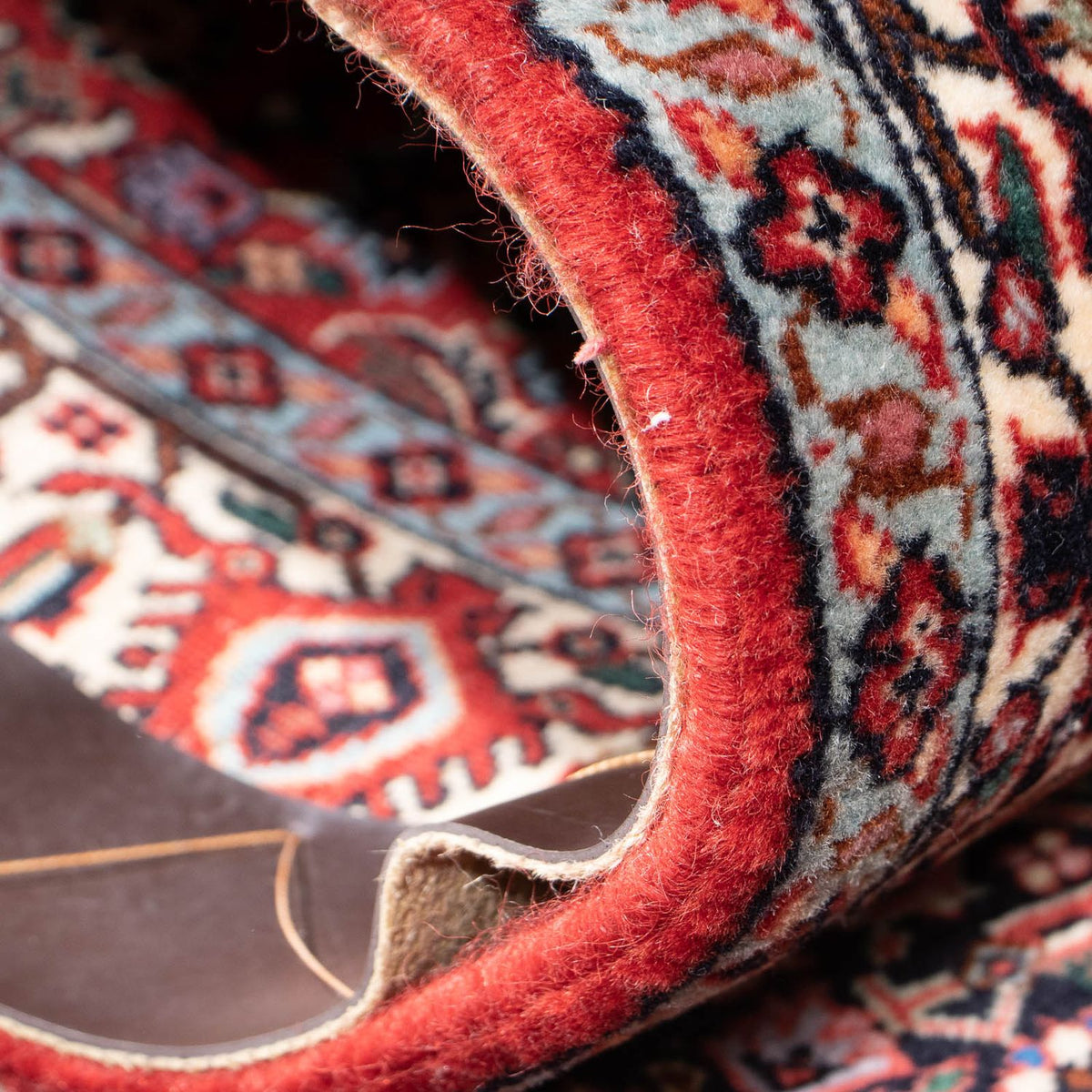 Tapis de couloir Tapis persan - Bidjar - 212 x 73 cm - rouge