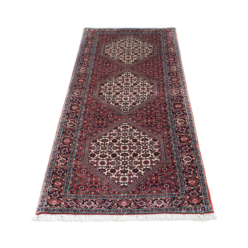 Tapis de couloir Tapis persan - Bidjar - 212 x 73 cm - rouge