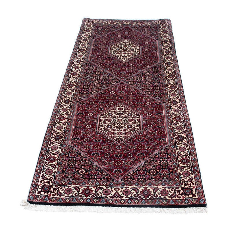 Tapis de couloir Tapis persan - Bidjar - 208 x 75 cm - bleu foncé