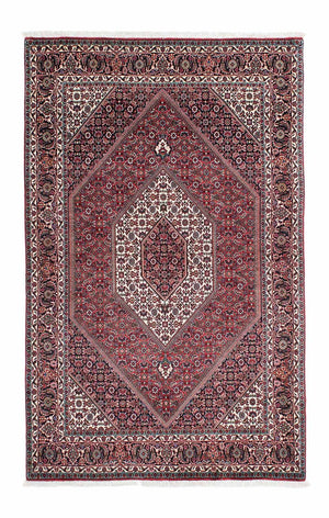 Tapis persan - Bidjar - 208 x 132 cm - rouge clair