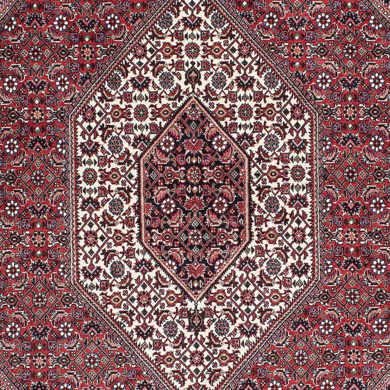 Tapis persan - Bidjar - 208 x 132 cm - rouge clair