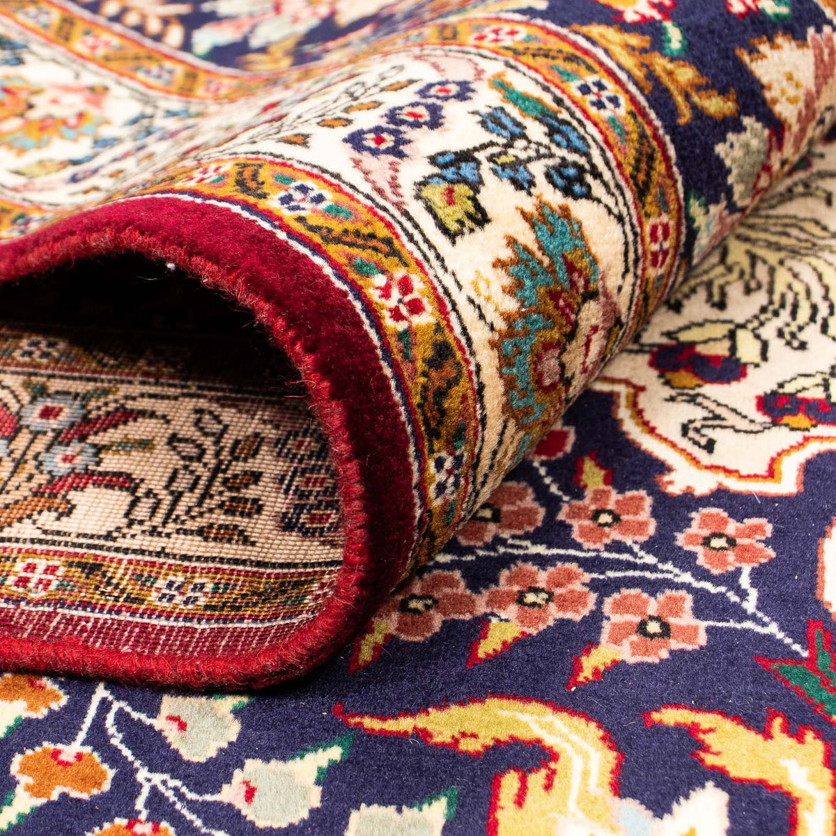 Tapis persan - Tabriz - Royal - 400 x 297 cm - rouge foncé