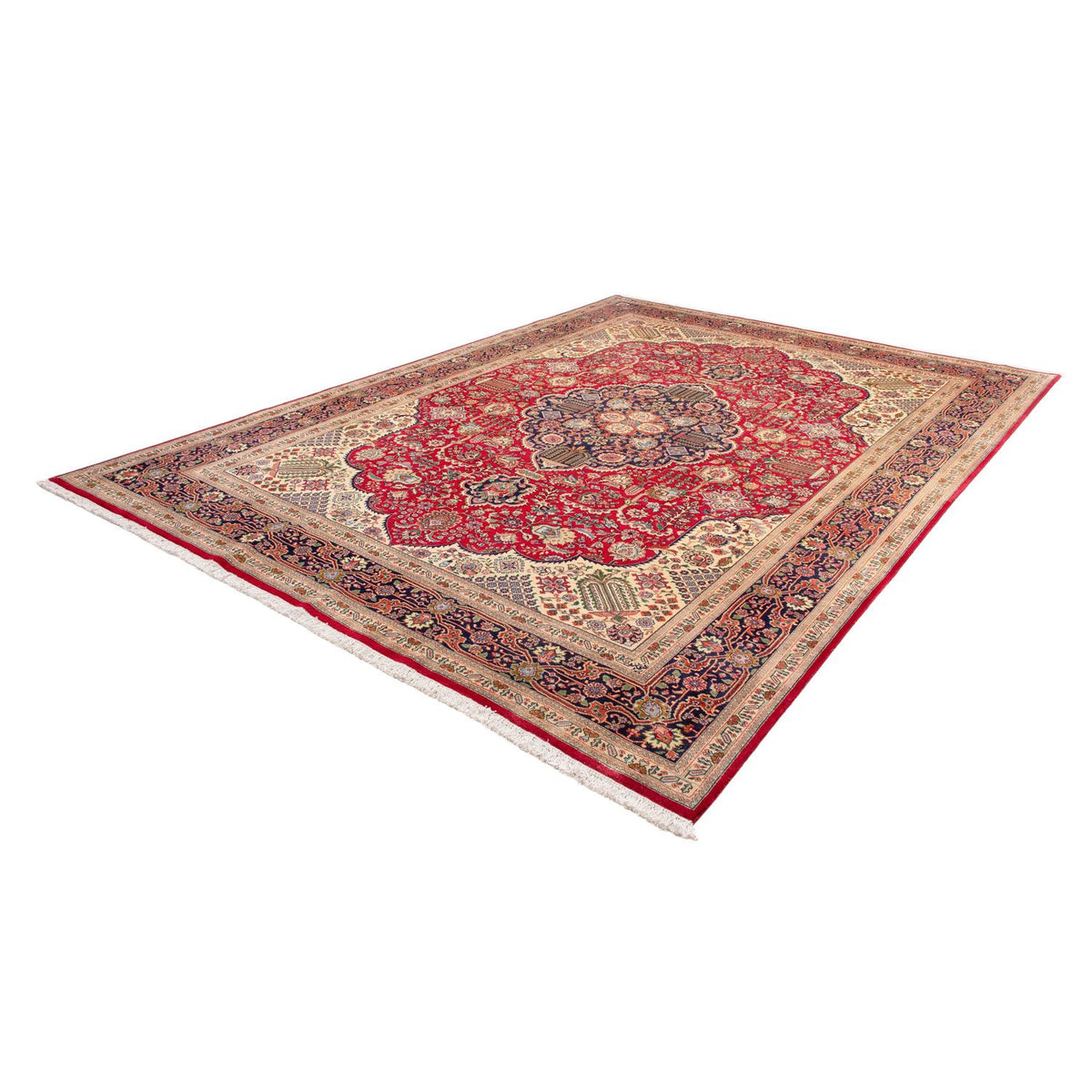 Tapis persan - Tabriz - Royal - 337 x 243 cm - rouge