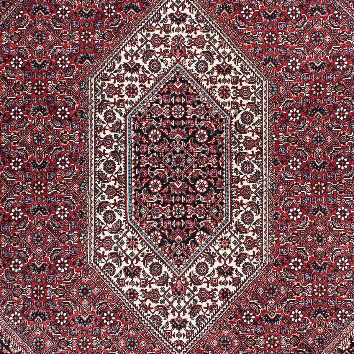 Tapis persan - Bidjar - 202 x 132 cm - rouge clair