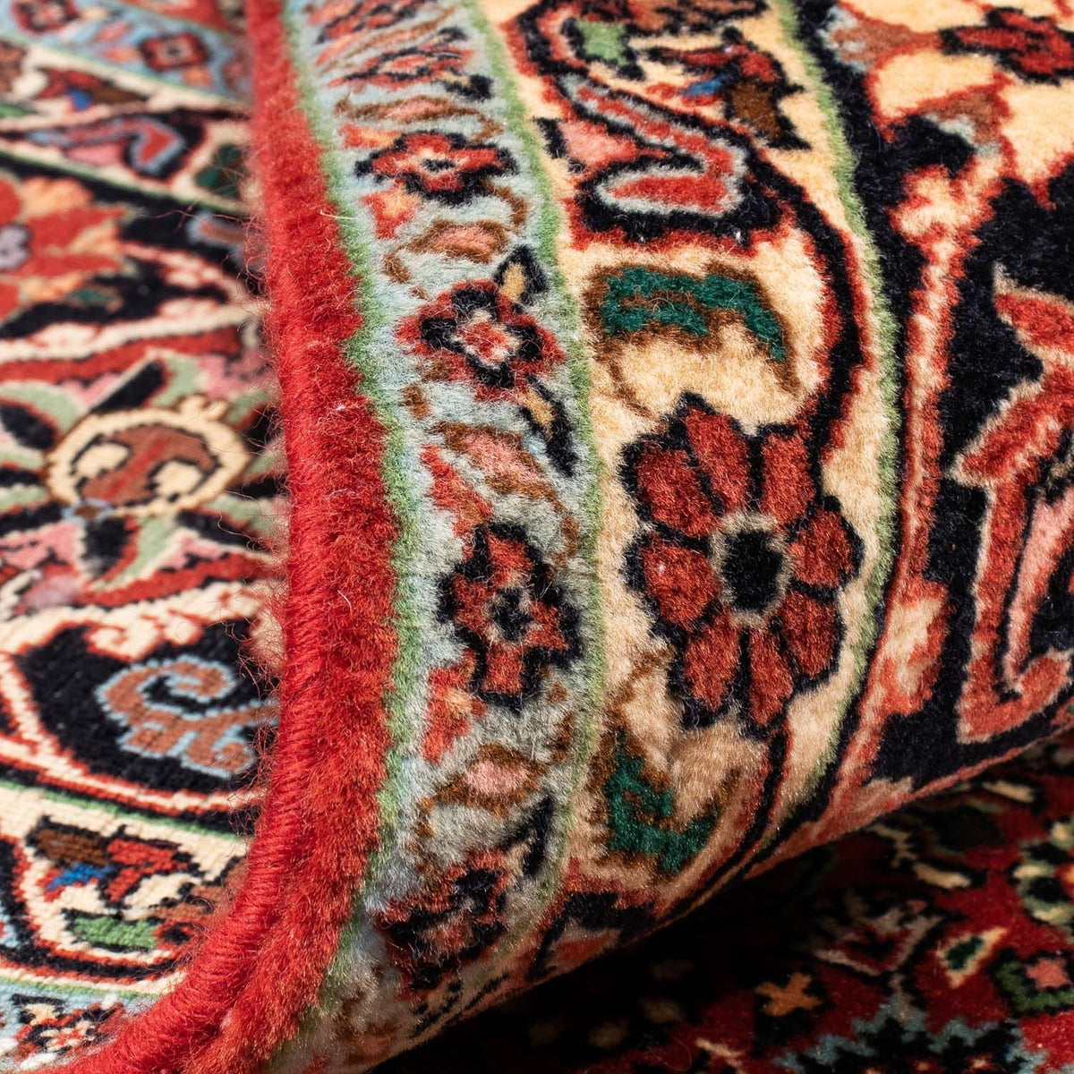 Tapis persan - Bidjar - 340 x 254 cm - rouge foncé