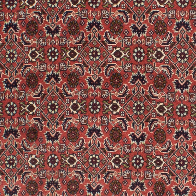 Tapis de couloir Tapis persan - Bidjar - 291 x 84 cm - rouge foncé