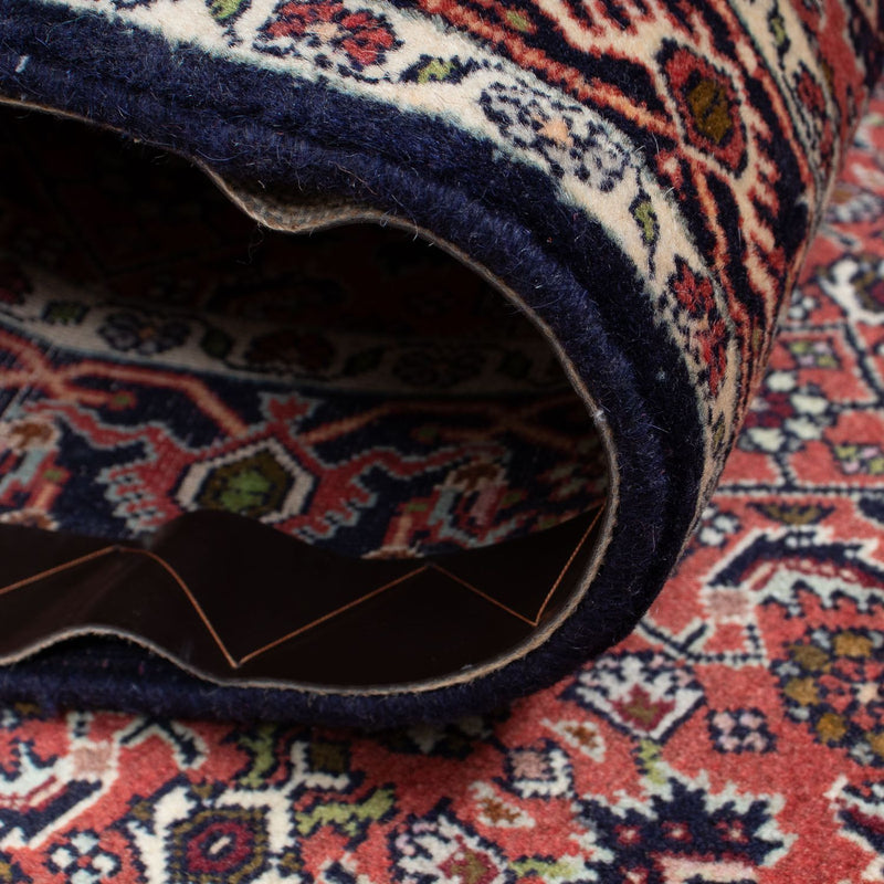 Tapis de couloir Tapis persan - Bidjar - 291 x 84 cm - rouge foncé