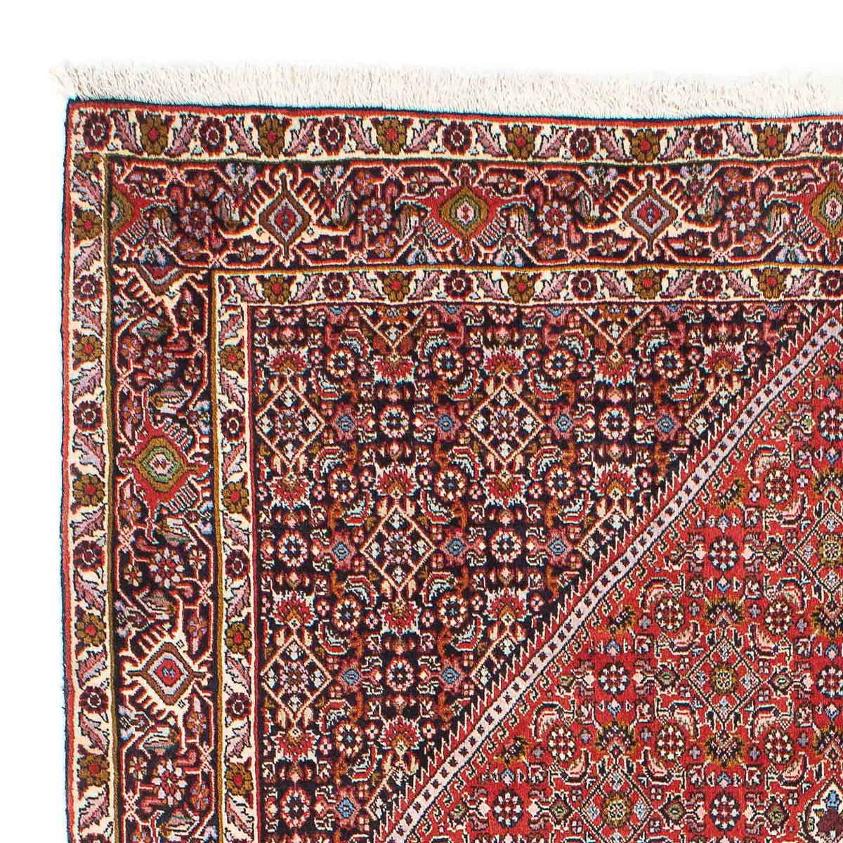 Tapis persan - Bidjar - 225 x 136 cm - rouge