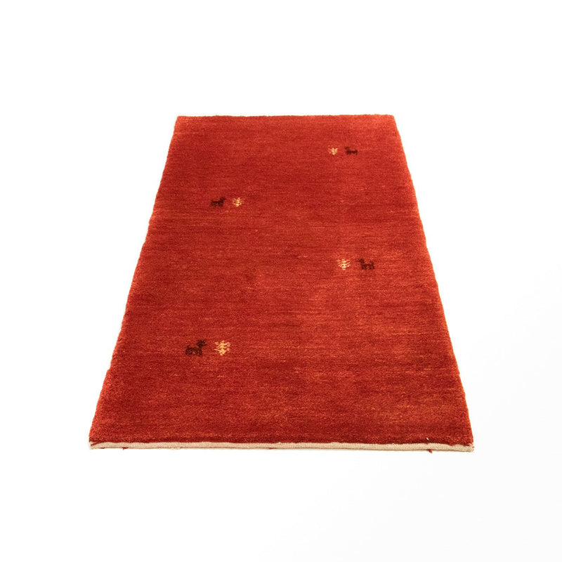 Tapis Gabbeh - Persan - 147 x 76 cm - rouge