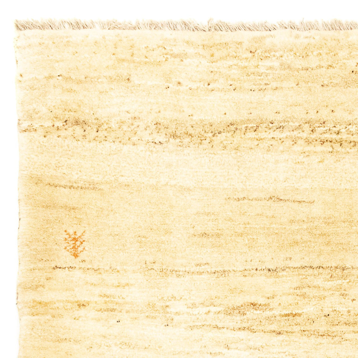 Tapis Gabbeh - Persan - 130 x 87 cm - beige