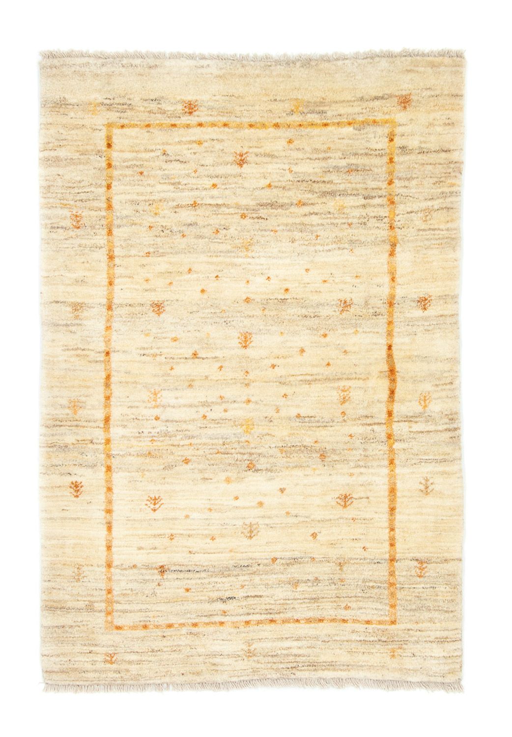 Tapis Gabbeh - Persan - 147 x 99 cm - beige