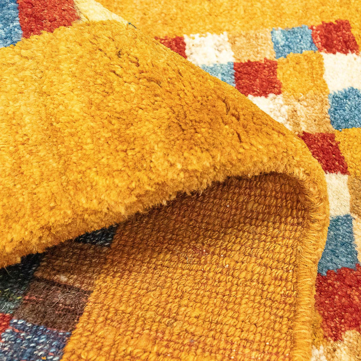 Tapis Gabbeh - Persan - 137 x 73 cm - marron