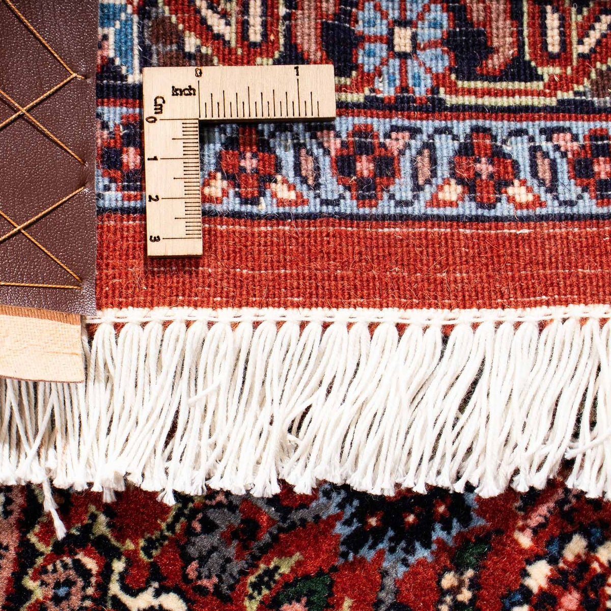 Tapis persan - Bidjar - 241 x 170 cm - rouge foncé