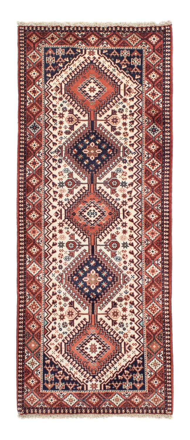 Tapis de couloir Tapis persan - Nomadic - 200 x 80 cm - beige