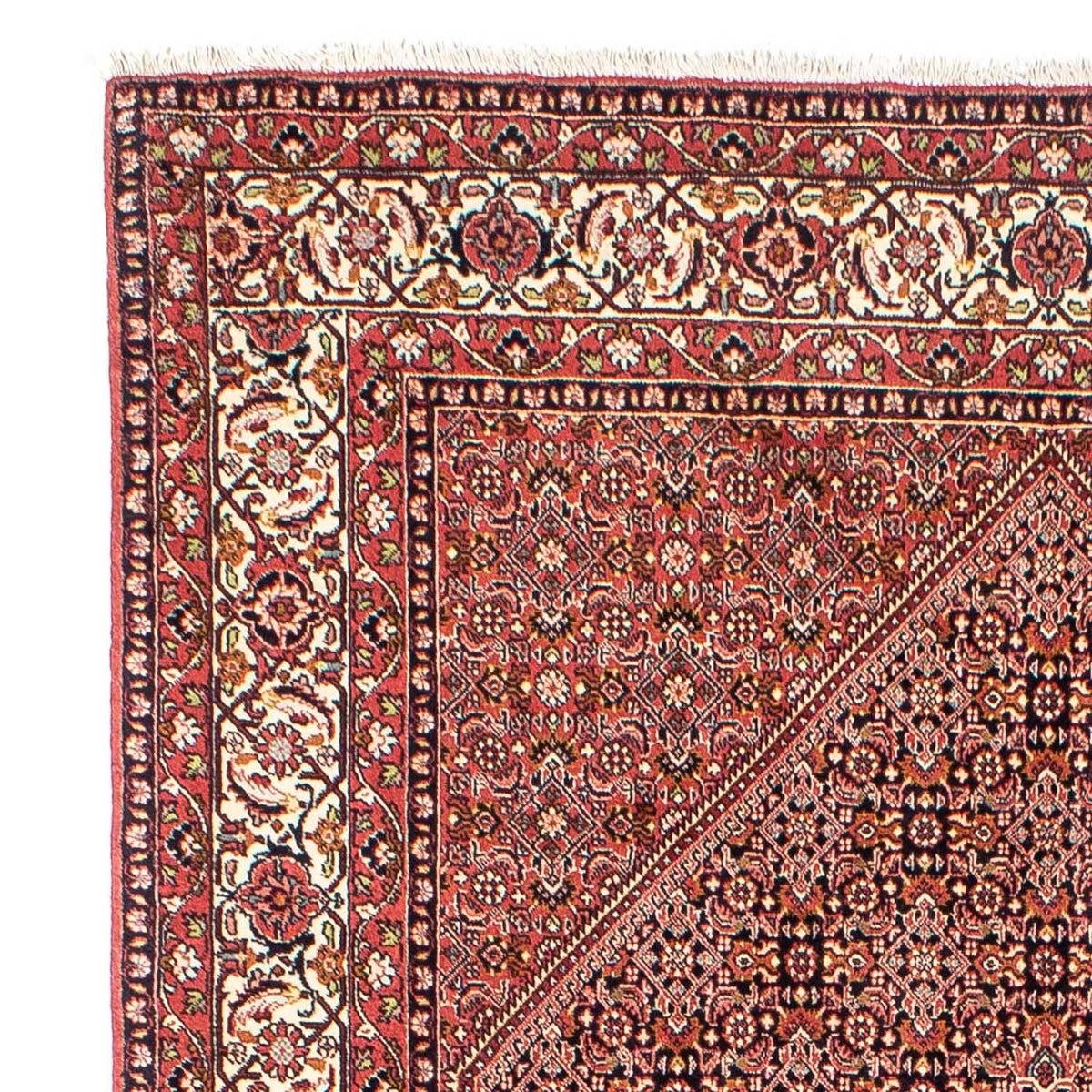 Tapis persan - Bidjar - 246 x 171 cm - rouge clair
