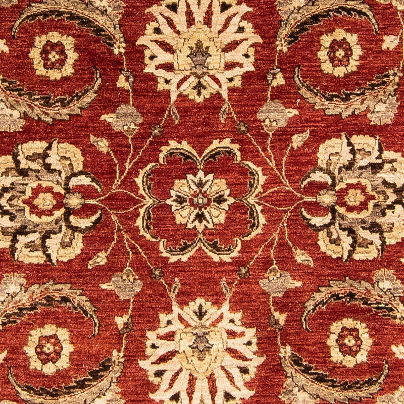 Tapis Ziegler ronde  - 248 x 239 cm - rouge foncé