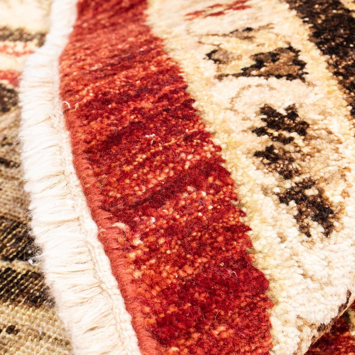 Tapis Ziegler ronde  - 248 x 239 cm - rouge foncé