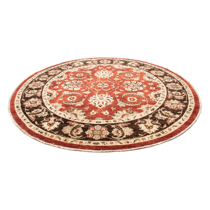 Tapis Ziegler ronde  - 248 x 239 cm - rouge foncé