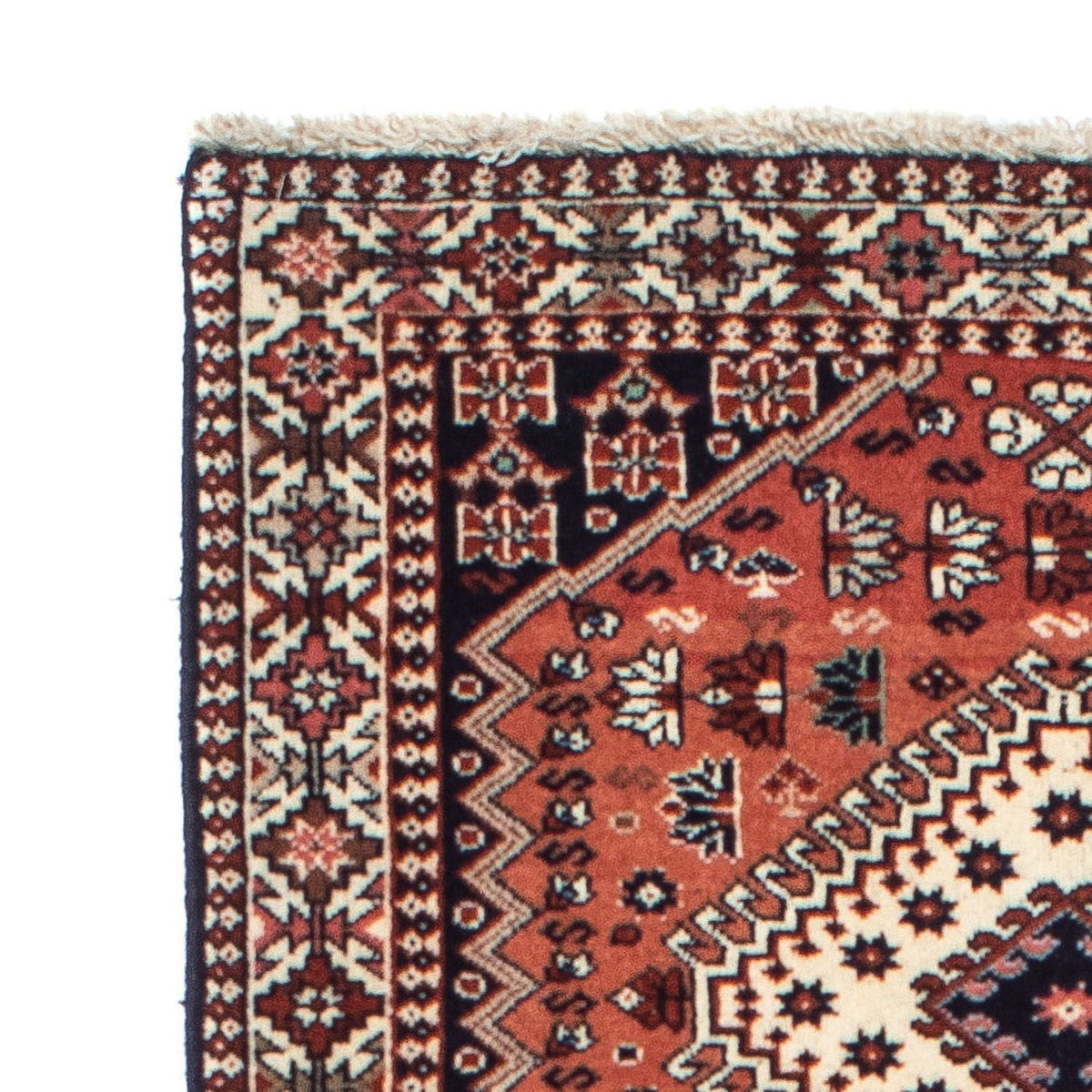 Tapis de couloir Tapis persan - Nomadic - 202 x 81 cm - rouge clair