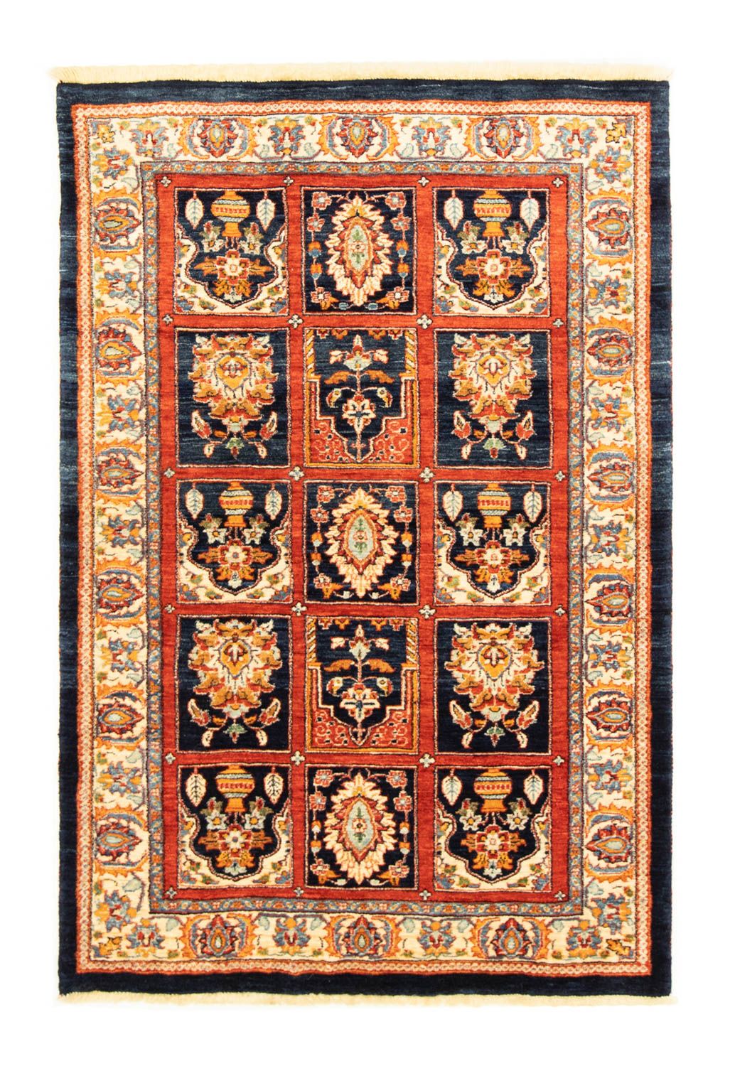 Tapis Gabbeh - Loribaft Persan - 157 x 103 cm - rouge