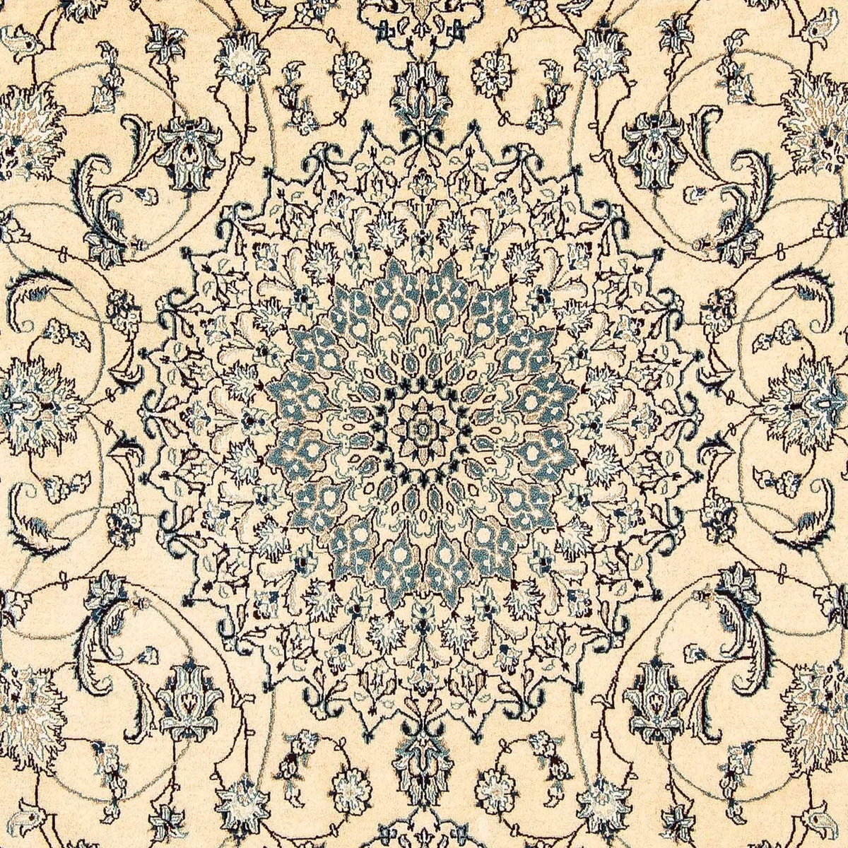 Tapis persan - Nain - 305 x 198 cm - beige