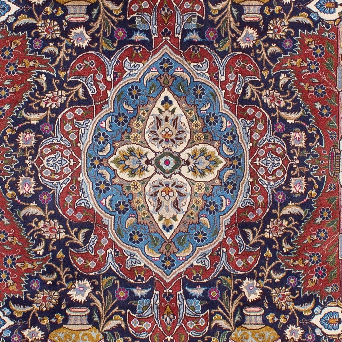 Tapis persan - Classique - 288 x 203 cm - bleu foncé