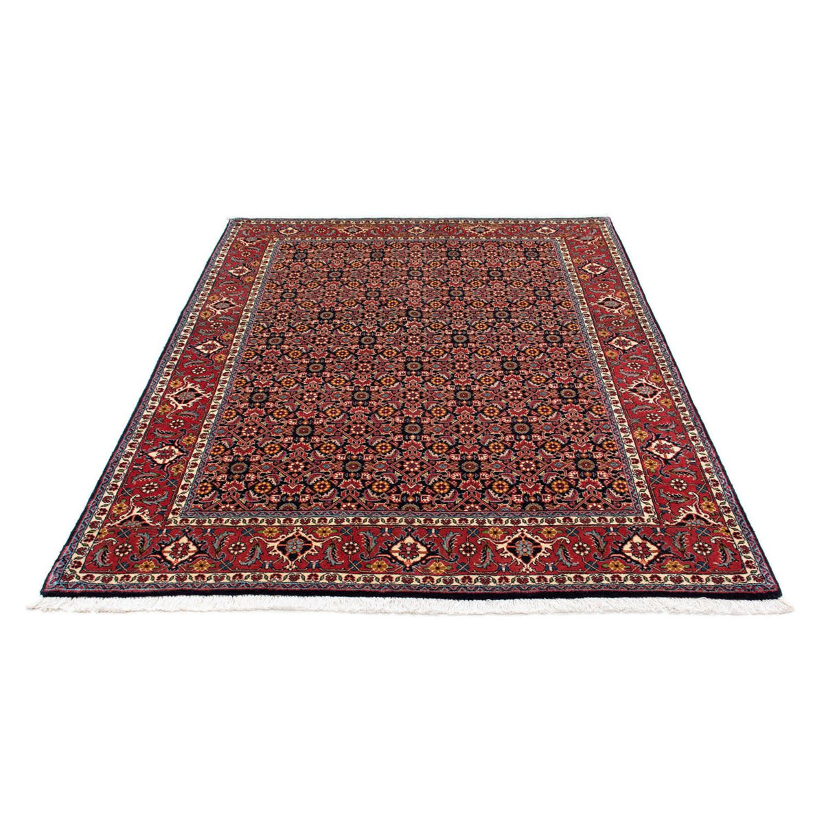 Tapis persan - Bidjar - 200 x 141 cm - rouge