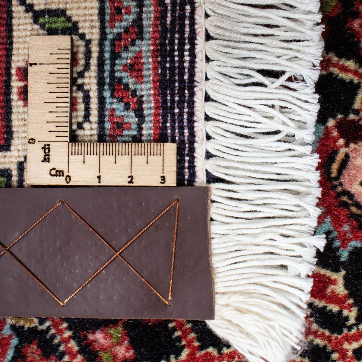 Tapis persan - Bidjar - 200 x 141 cm - rouge