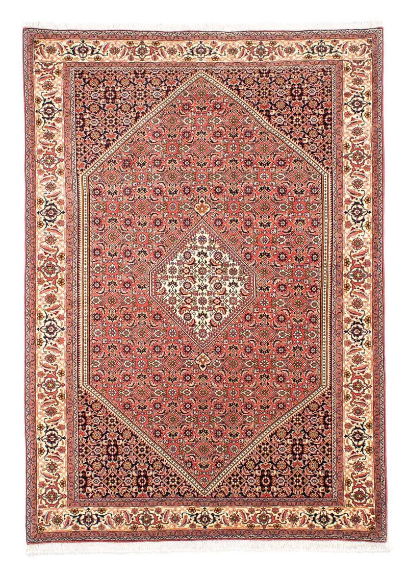 Tapis persan - Bidjar - 252 x 173 cm - rouge clair