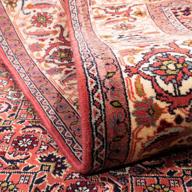 Tapis persan - Bidjar - 252 x 173 cm - rouge clair