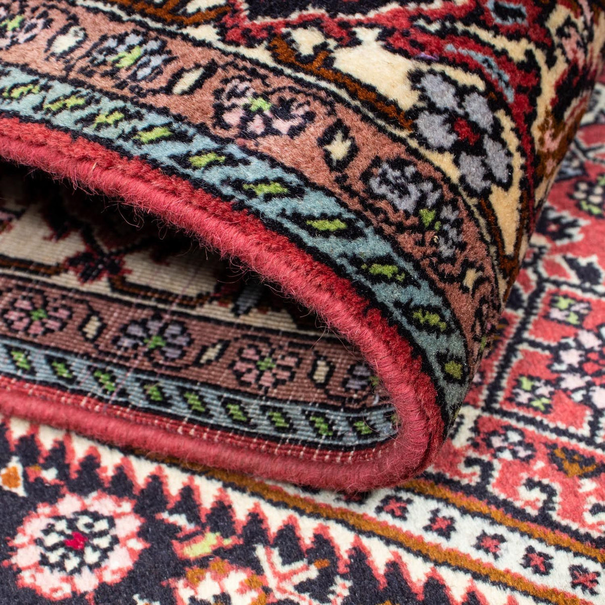 Tapis persan - Bidjar - 222 x 138 cm - rouge