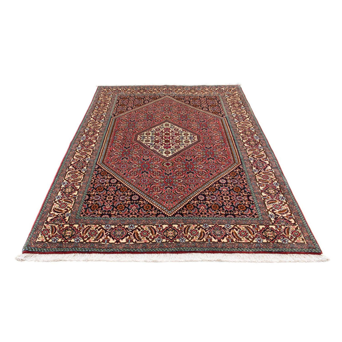 Tapis persan - Bidjar - 222 x 138 cm - rouge