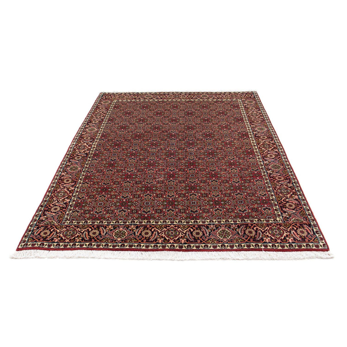 Tapis persan - Bidjar - 205 x 141 cm - rouge