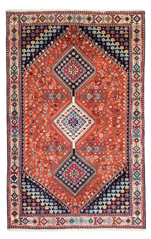 Tapis persan - Nomadic - 243 x 152 cm - rouge