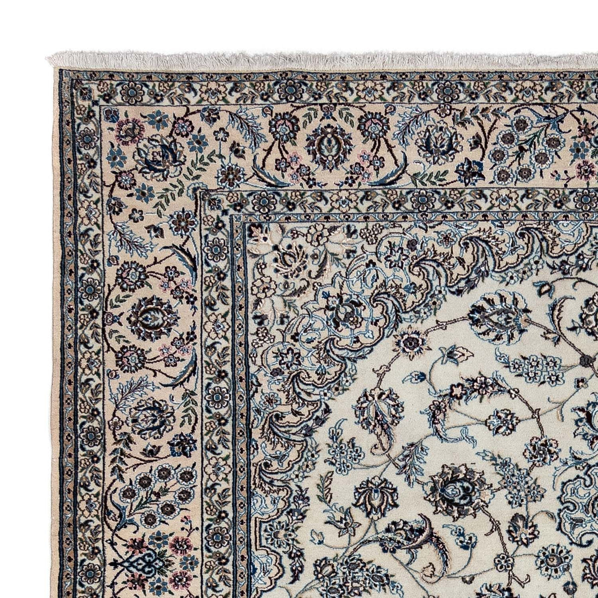 Tapis persan - Nain - Royal - 348 x 250 cm - argent
