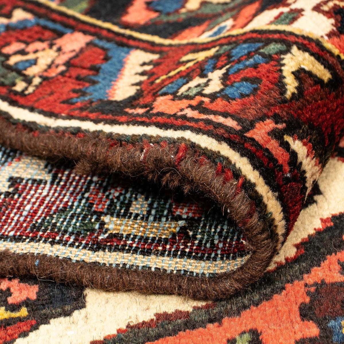 Tapis persan - Nomadic - 408 x 333 cm - rouge foncé