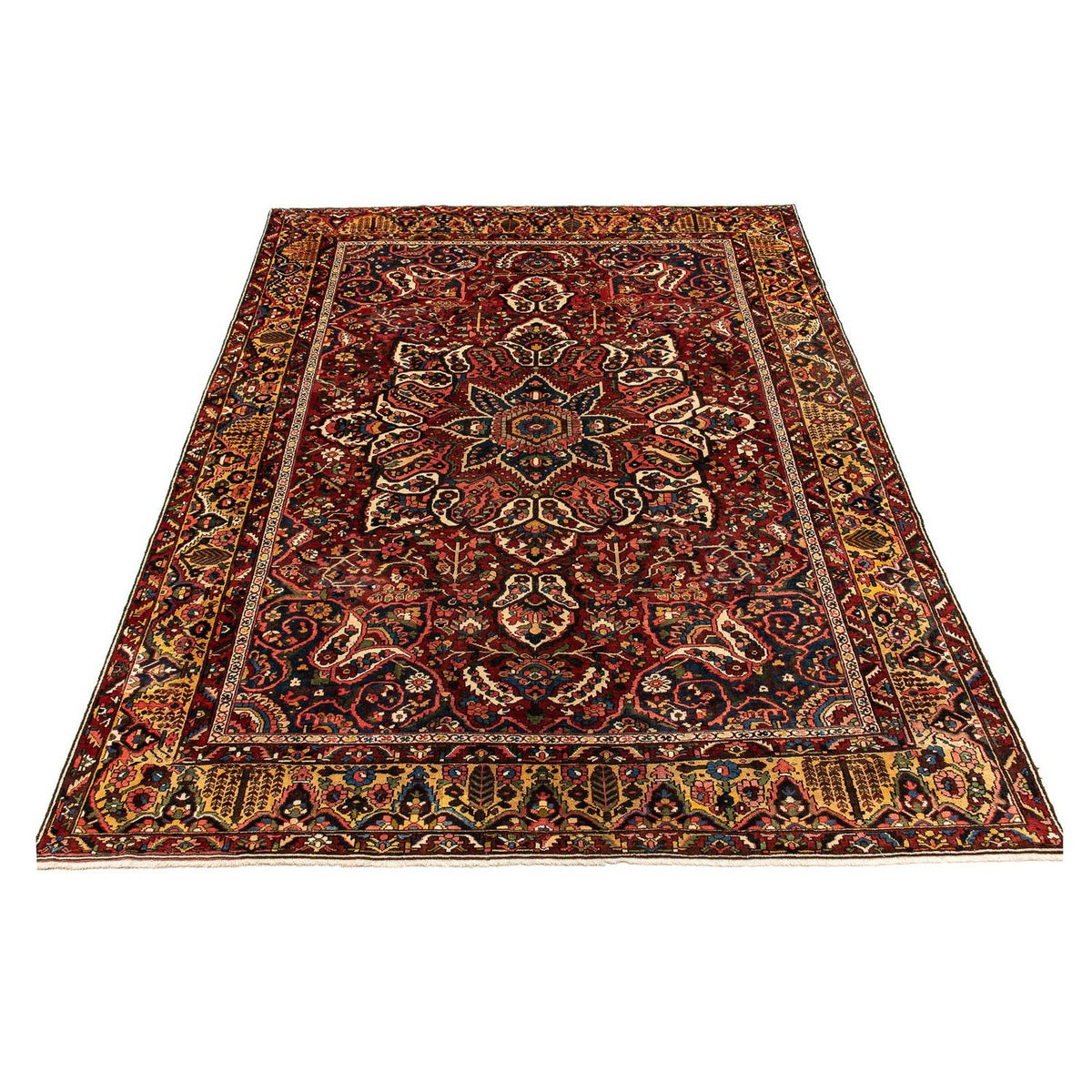 Tapis persan - Nomadic - 408 x 333 cm - rouge foncé