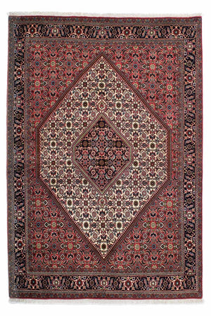Tapis persan - Bidjar - 218 x 148 cm - rouge