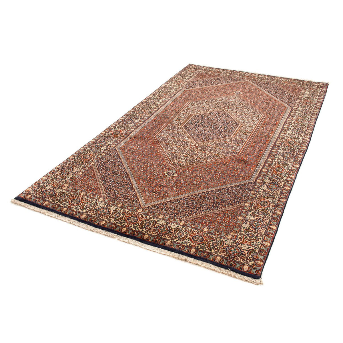 Tapis persan - Bidjar - 240 x 138 cm - marron