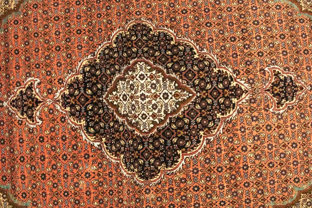 Tapis persan - Tabriz - Royal - 155 x 107 cm - rouille
