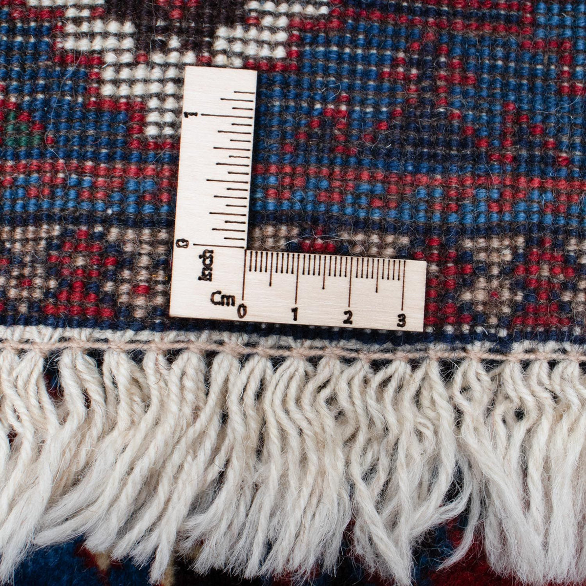 Tapis persan - Nomadic - 140 x 100 cm - rouge foncé