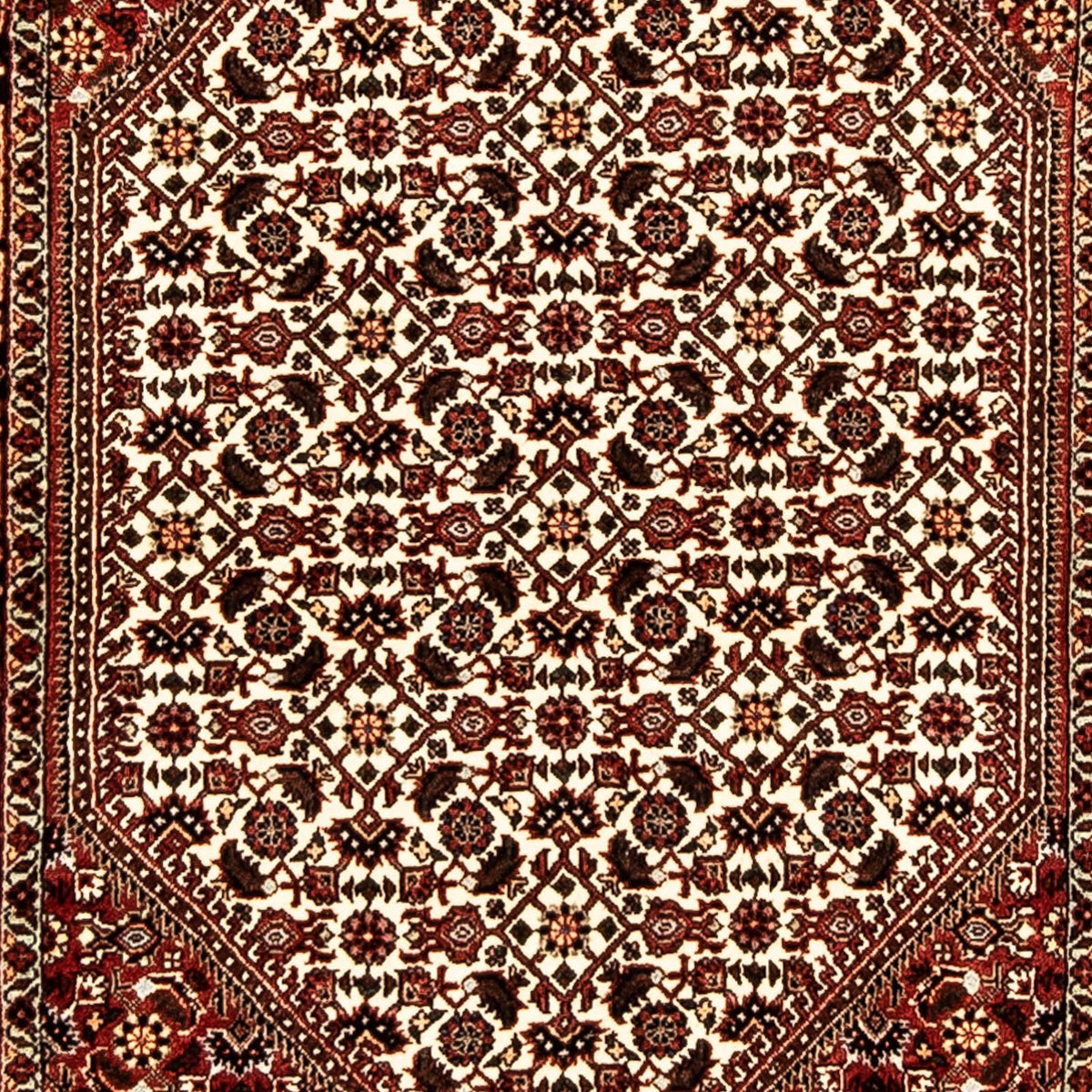 Tapis de couloir Tapis persan - Bidjar - 280 x 83 cm - multicolore