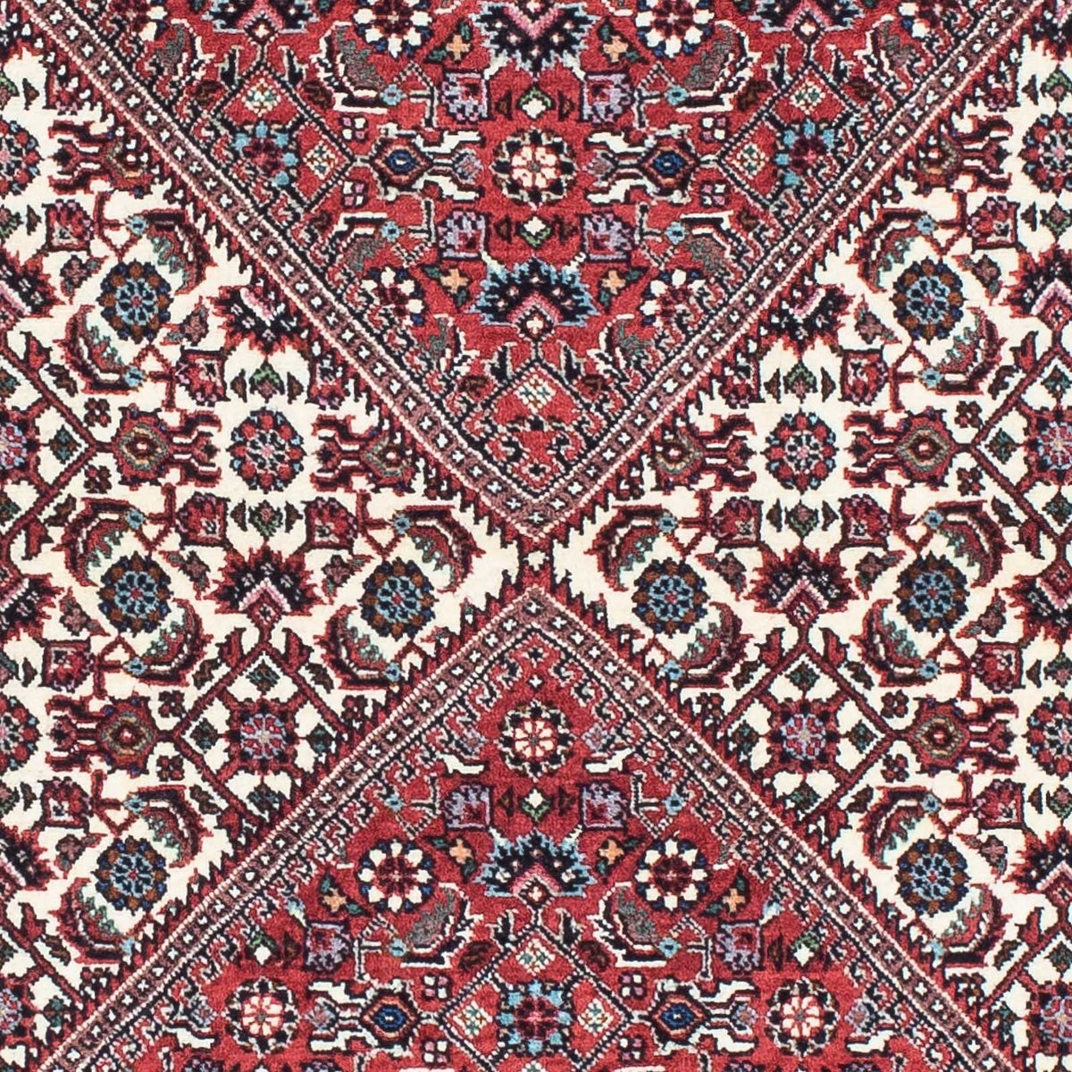 Tapis de couloir Tapis persan - Bidjar - 195 x 73 cm - rouge
